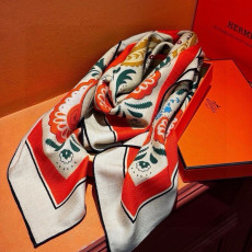 에르메스 Guepards Bandana double face scarf 스카프