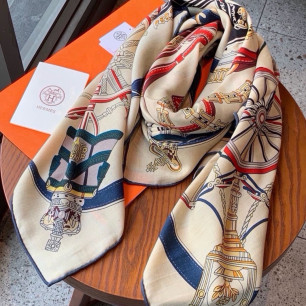 에르메스 Stately Wheels scarf 스카프