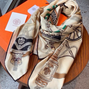 에르메스 Stately Wheels scarf 스카프