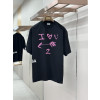 발렌시아가 라운드넥 반팔 티셔츠