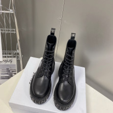 셀린느 레이스업 앵클 부츠
