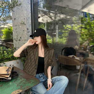 펜디 2026FW 신상 FF 로고 반팔 자켓