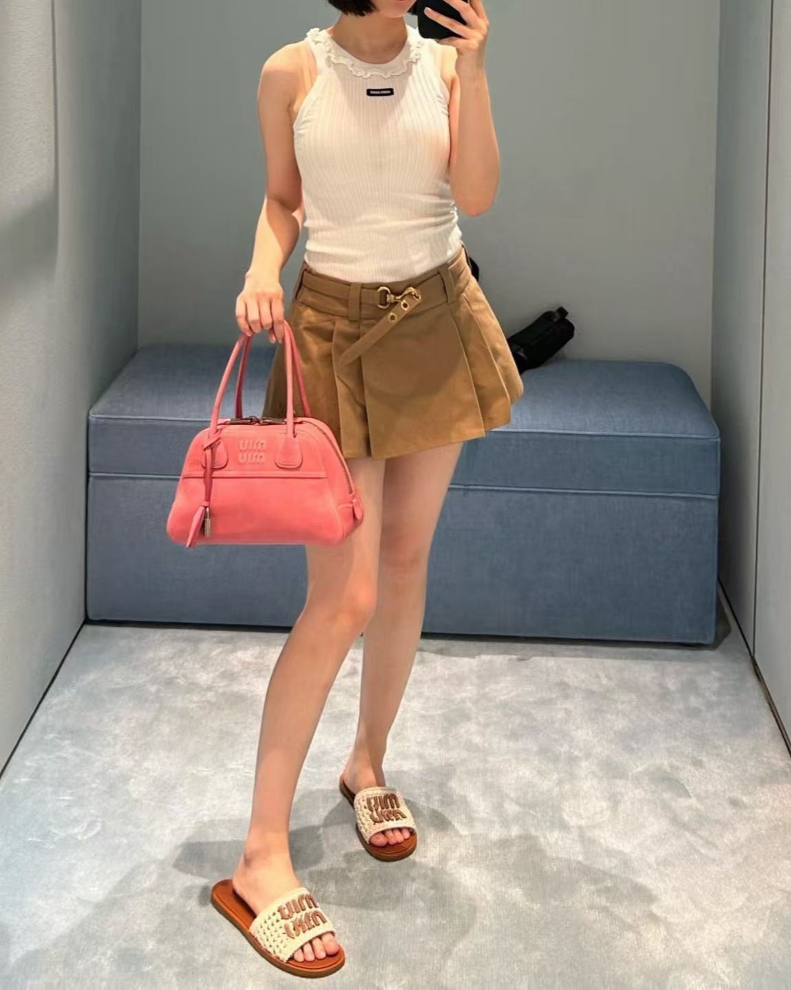 미우미우 26SS 여름 신상 스커트