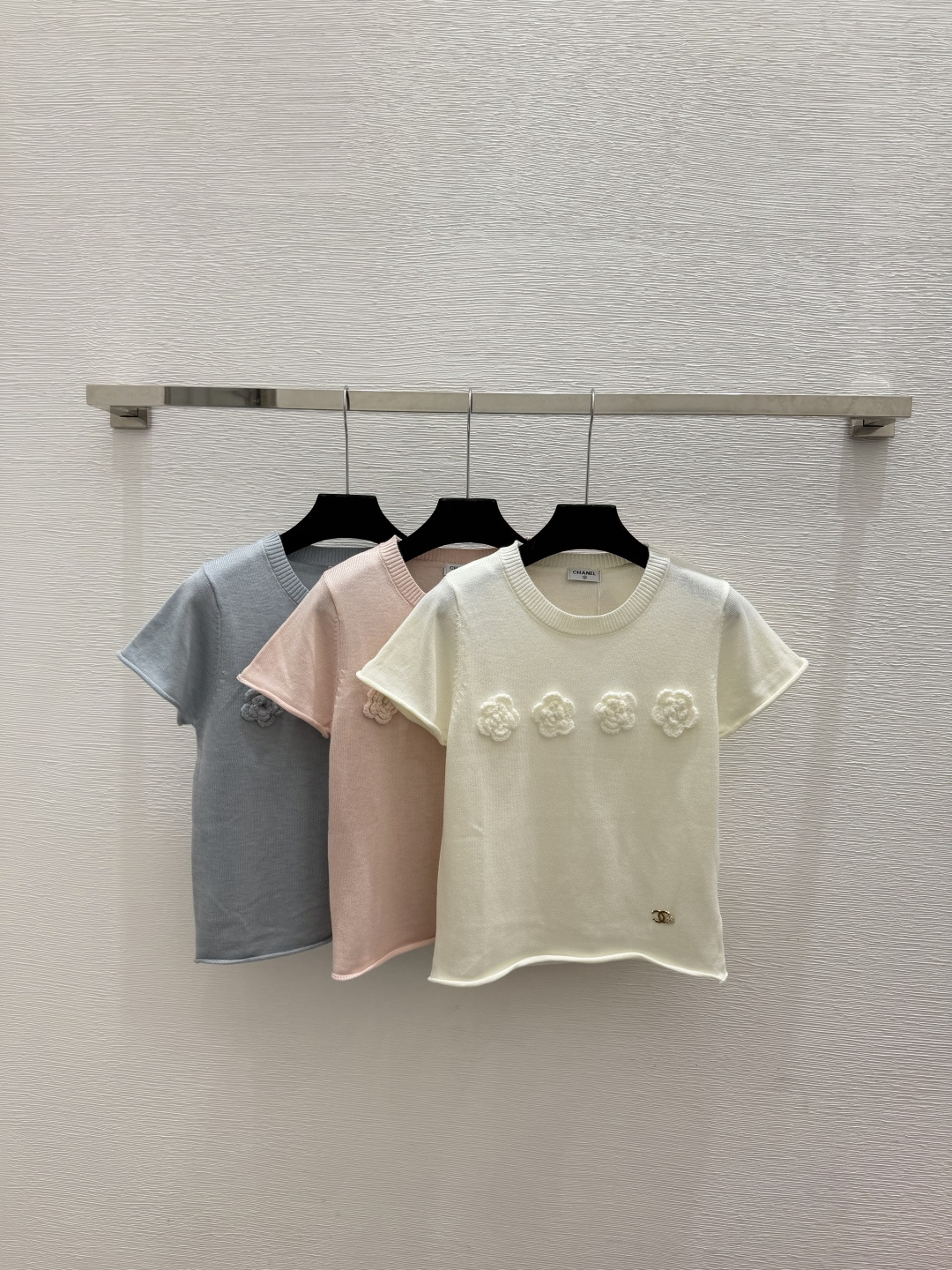 샤넬 초가을 신상 니트 반팔