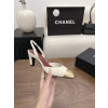 샤넬 26B 청키힐 슬링백 6.5cm