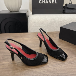 샤넬 26B 스퀘어 토 슬링백 8.5cm