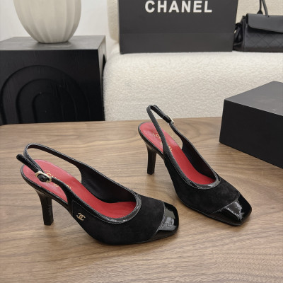 샤넬 26B 스퀘어 토 슬링백 8.5cm