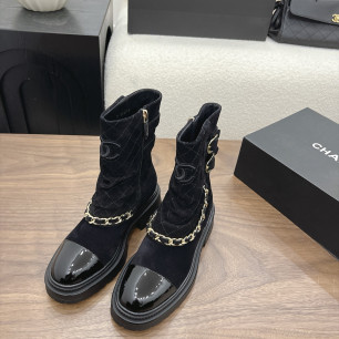 샤넬 26B 퀄팅 앵클부츠