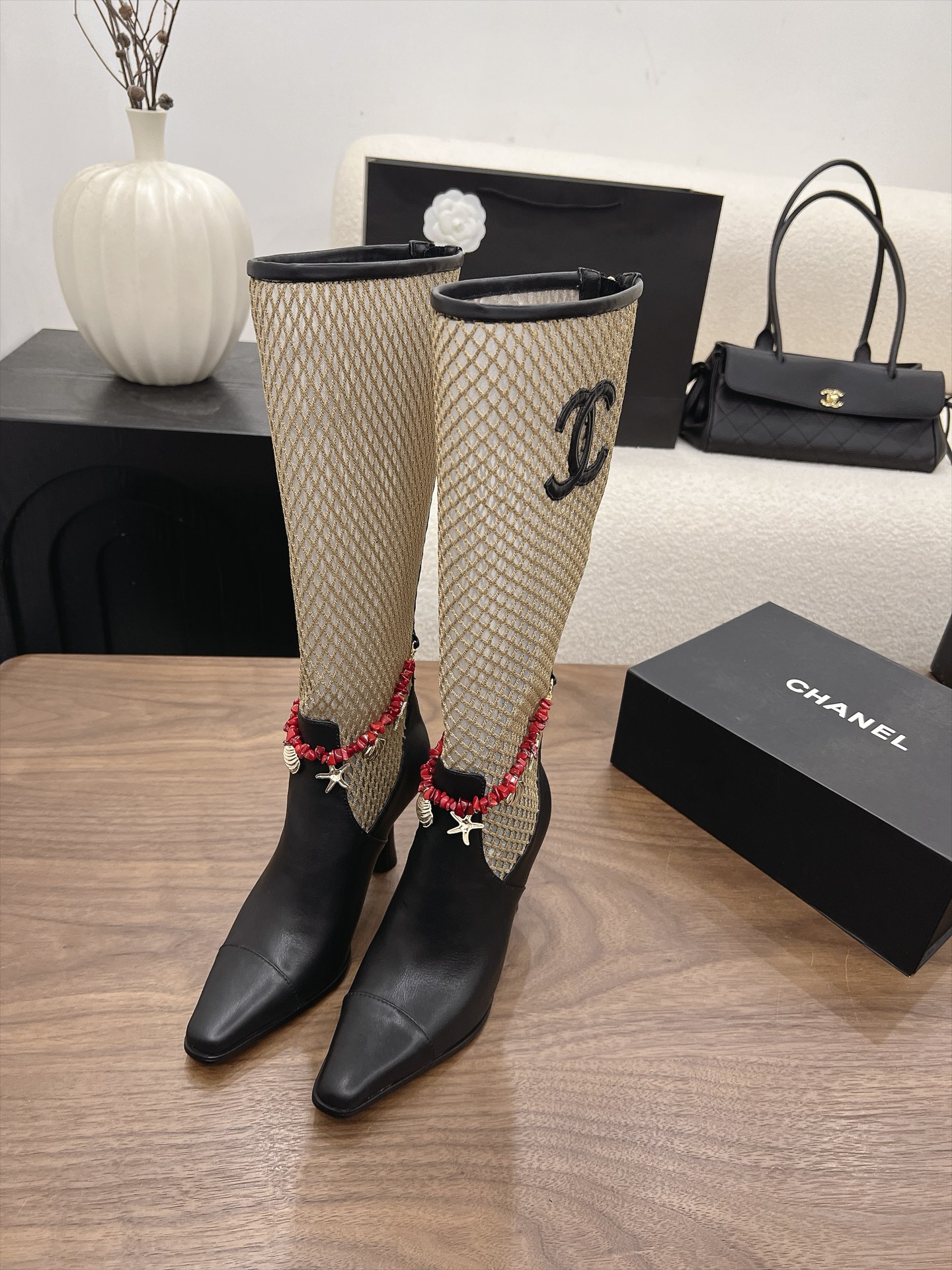 샤넬 2026 하이부츠 9cm