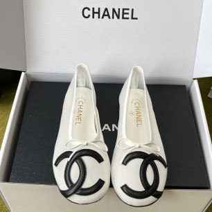 샤넬 26M 깜봉 발레 플랫슈즈