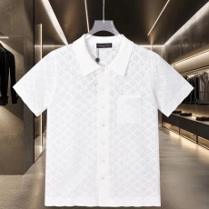 루이비통 펀칭 모노그램 반팔 셔츠
