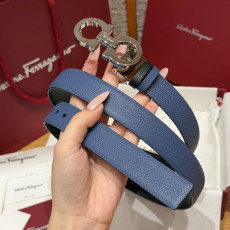 페라가모 양면 간치니 벨트 - 2.5