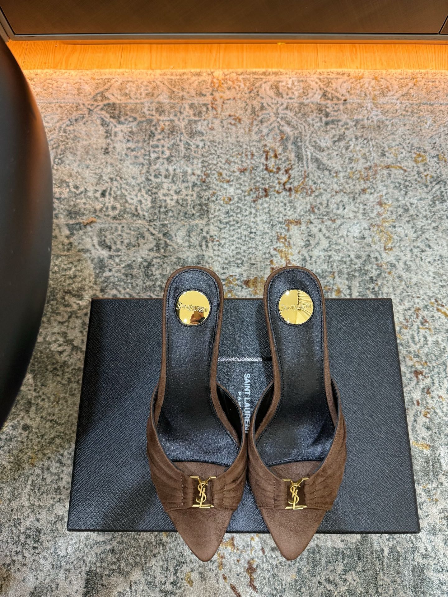 생로랑 BABYLONE 뮬 6.5cm