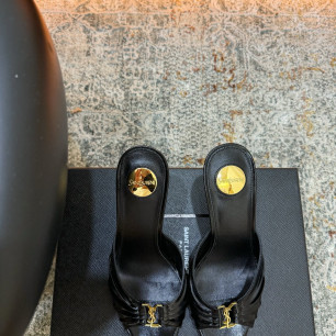 생로랑 BABYLONE 힐 뮬 9.5cm