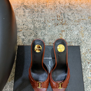 생로랑 BABYLONE 힐 뮬 9.5cm