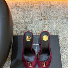생로랑 BABYLONE 힐 뮬 9.5cm