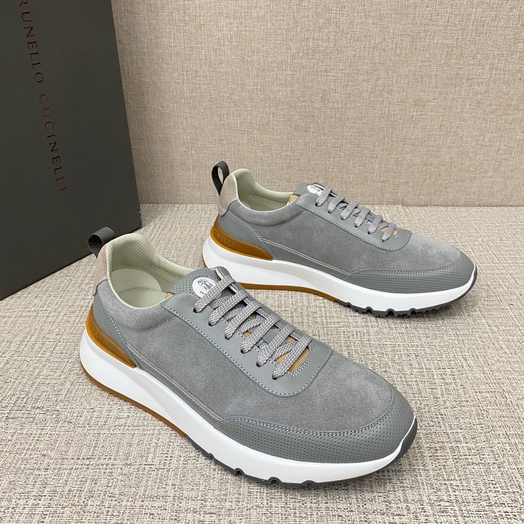 Brunello Cucinelli 로고 스니커즈
