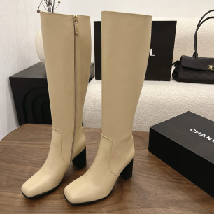 샤넬 2026 청키힐 하이부츠 8cm