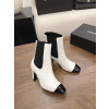샤넬 26B 스퀘어토 힐 쇼트부츠 8.5cm