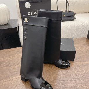샤넬 2026 청키힐 하이부츠 5cm