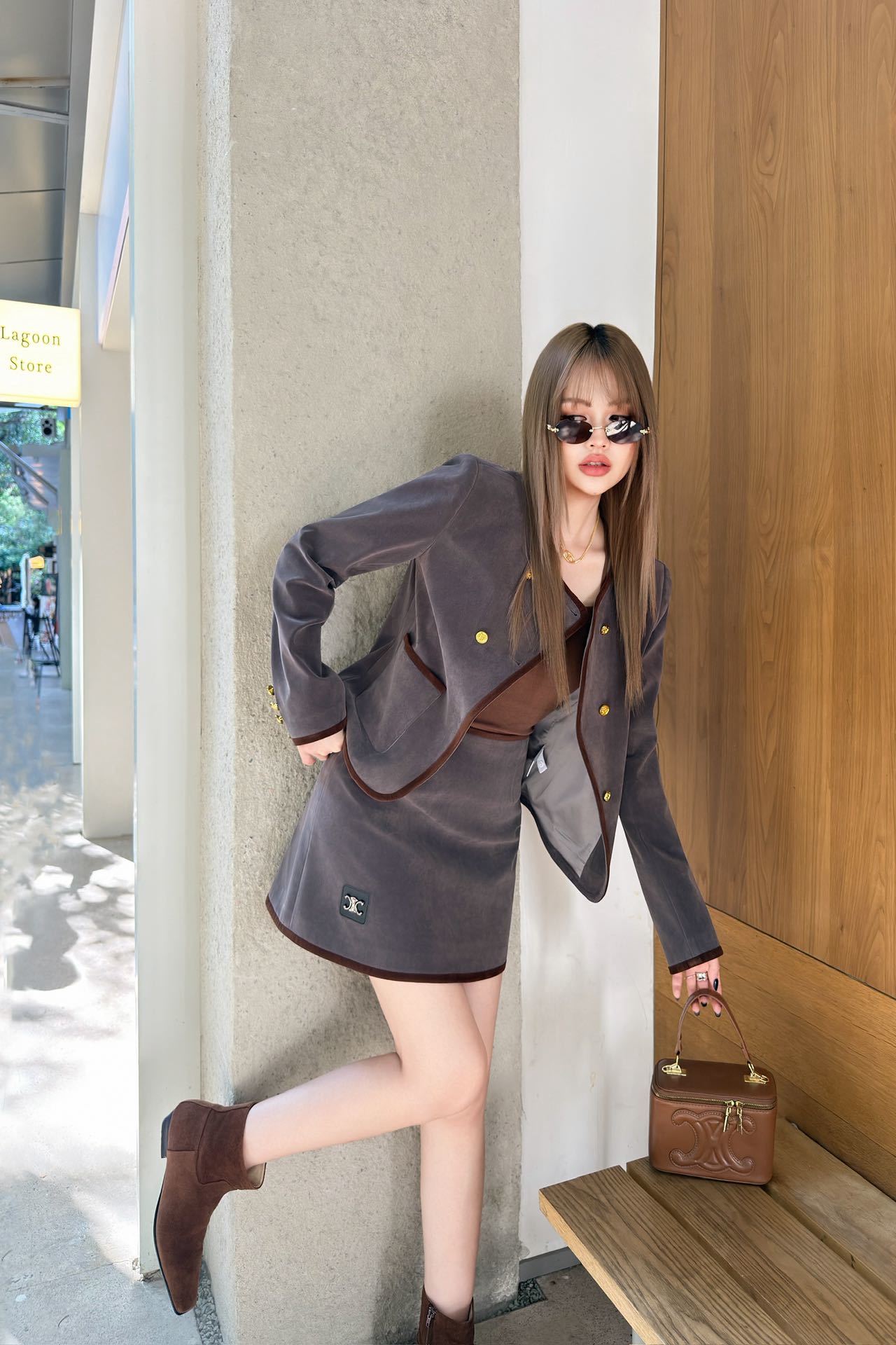 셀린느 2026FW 신상 자켓&스커트 세트
