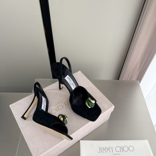 지미추 에메리 스톤 힐 샌들 9.5cm