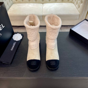 샤넬 가을 겨울 쇼트부츠 6cm
