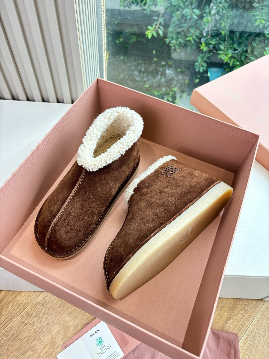 미우미우 가을 겨울 신상 양모 부츠