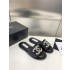 Chanel 큐빅 짜임 슬리퍼
