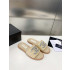 Chanel 큐빅 짜임 슬리퍼