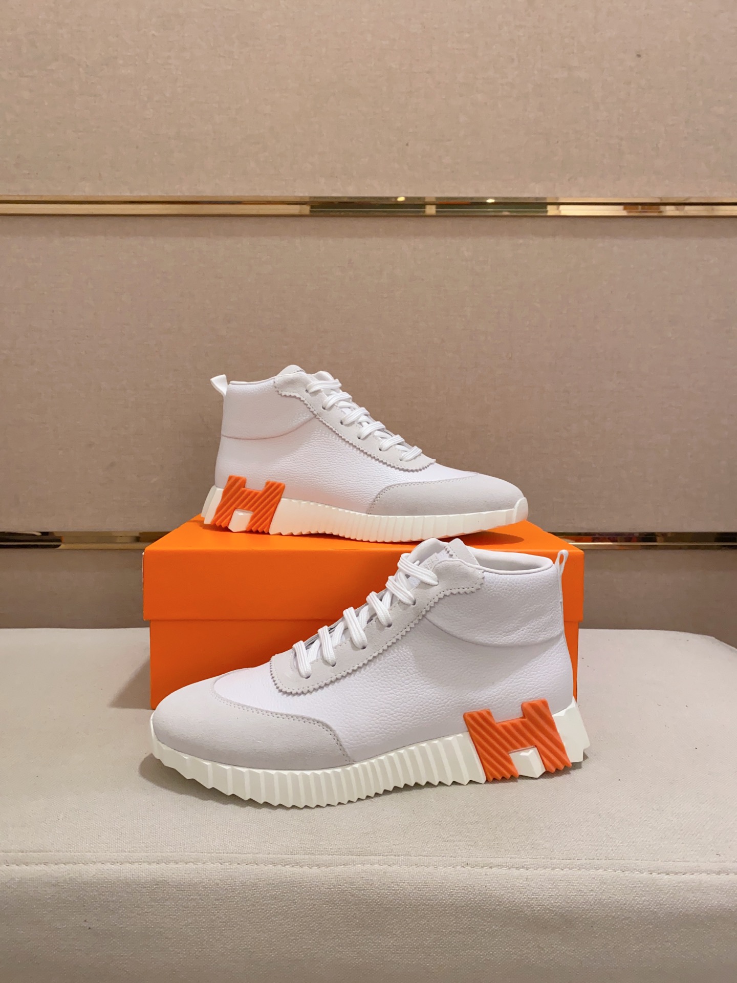 [HERMÈS] 오리지널 바운싱 하이탑 스니커즈