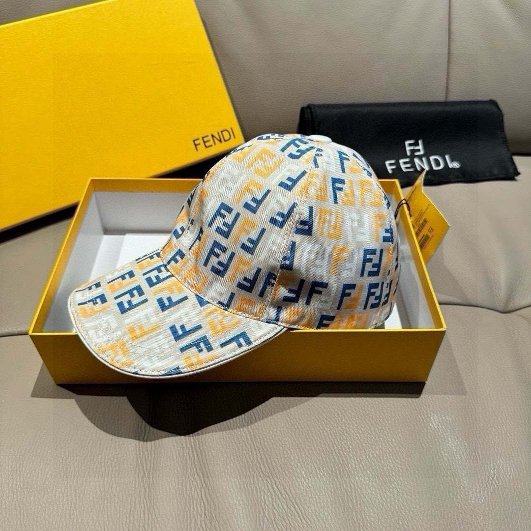 펜디 신상 더블F 자카드 볼캡