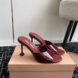 [Miu Miu] 24ss 페이턴트 뮬