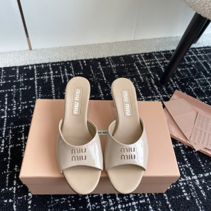 [Miu Miu] 24ss 페이턴트 뮬