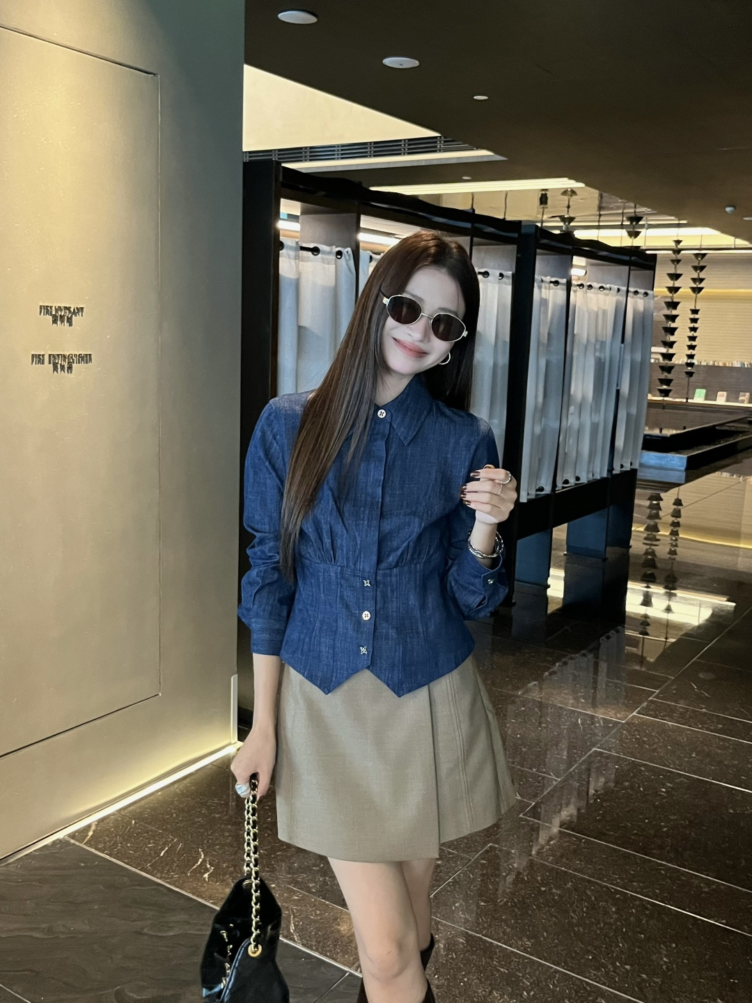 루이비통 2026FW 신상 데님 셔츠