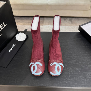 샤넬 클래식 깜봉 앵클부츠