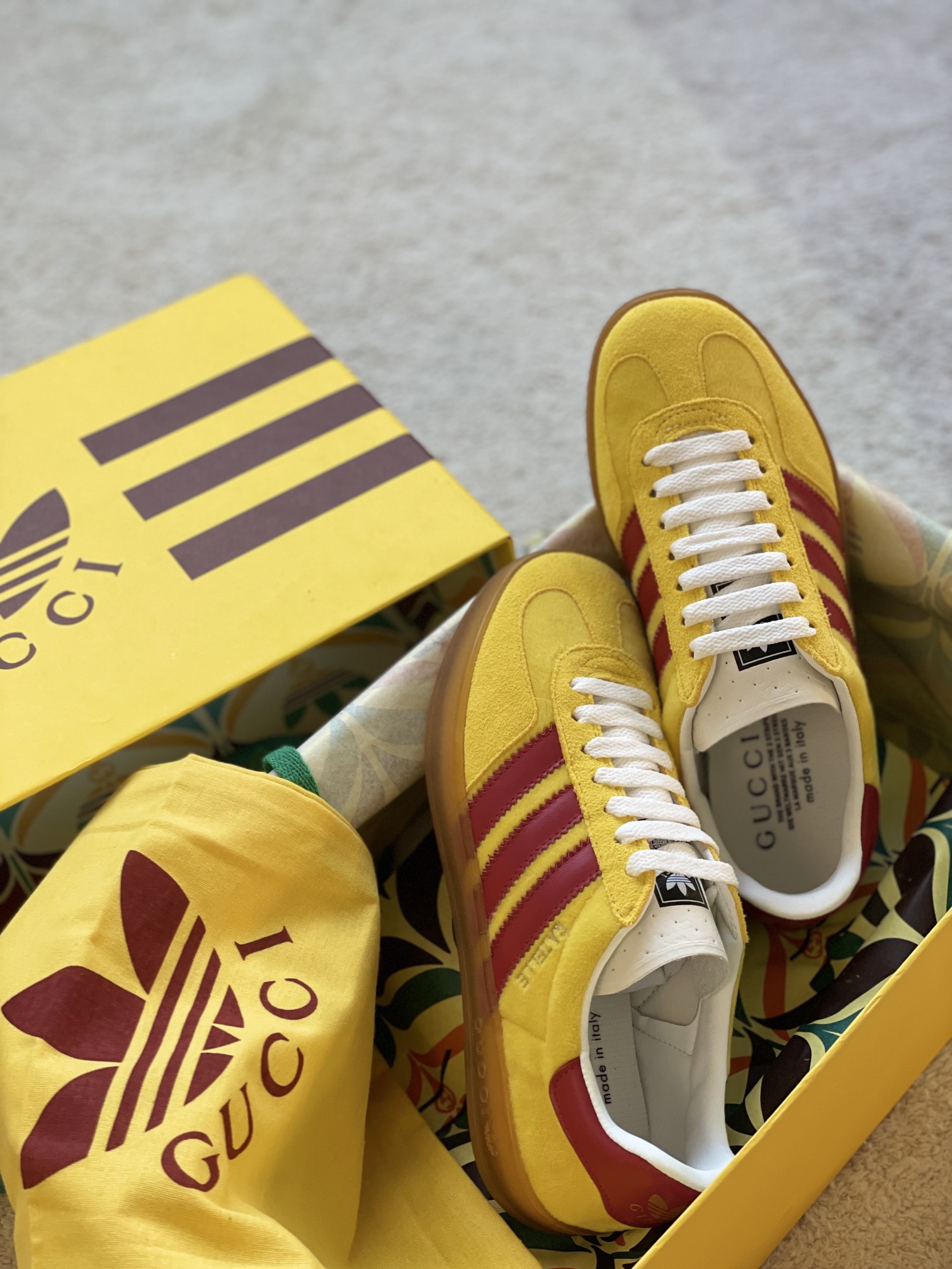 adidas x Gucci 컬렉션 가젤 스니커즈 (커플화)