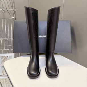 샤넬 신상 퀄팅 하이부츠 4.5cm