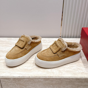로저비비에 스웨이드 뮬 5cm
