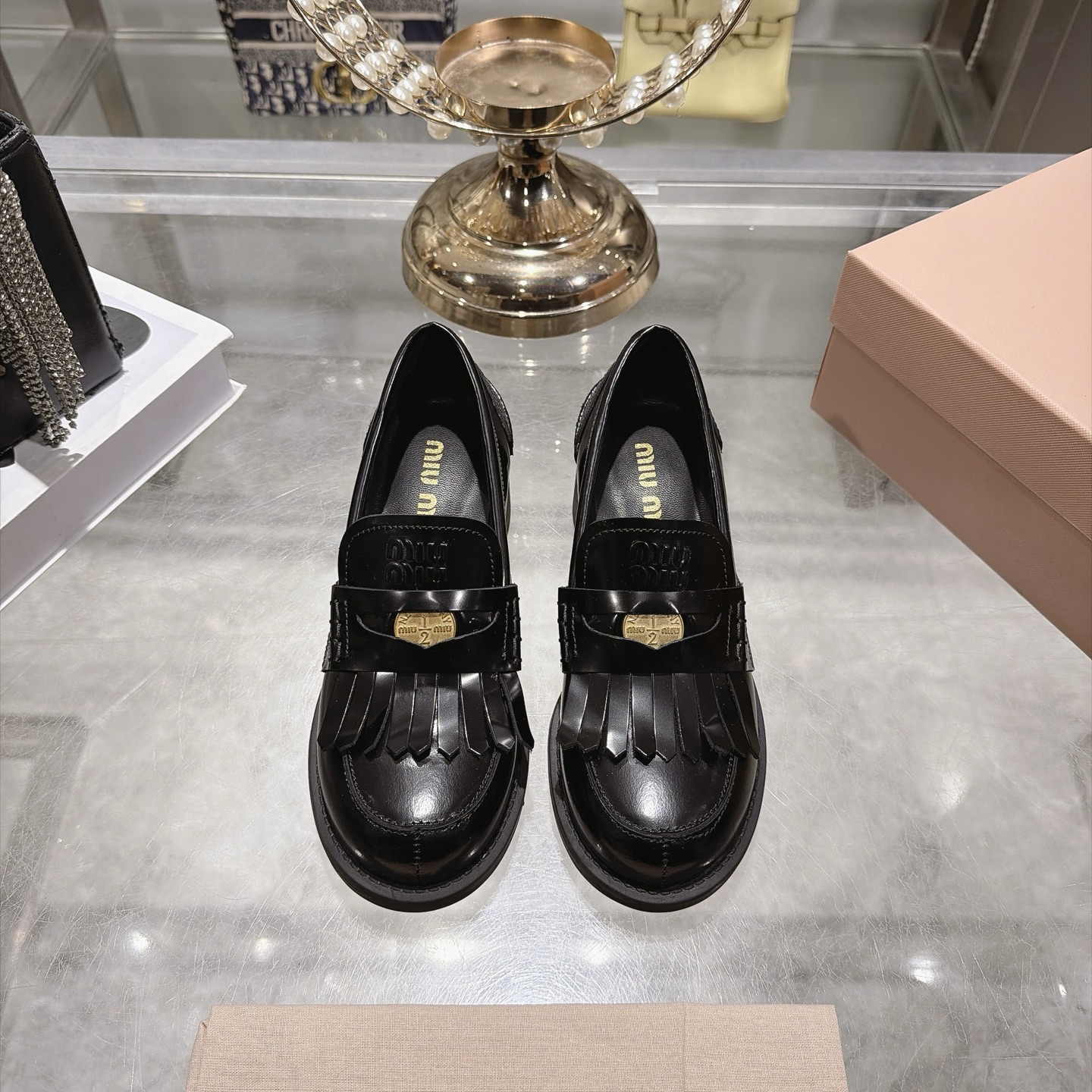 미우미우 신상 페니 로퍼 5.5cm