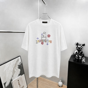 루이비통 플로킹 반팔 티셔츠