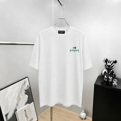 발렌시아가 로고 반팔 티셔츠