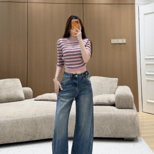 프라다 26 신상 데님 팬츠