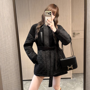 에르메스 2026FW 신상 레더 카라 자켓