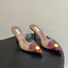 알라이아 BLOOM 힐 뮬 9cm