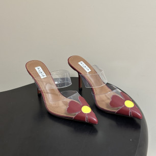 알라이아 BLOOM 힐 뮬 9cm