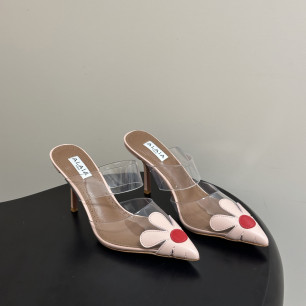 알라이아 BLOOM 힐 뮬 9cm