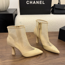 샤넬 2026 포인티드 토 앵클부츠 9cm