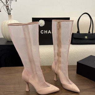 샤넬 2026 포인티드 토 하이부츠 9cm