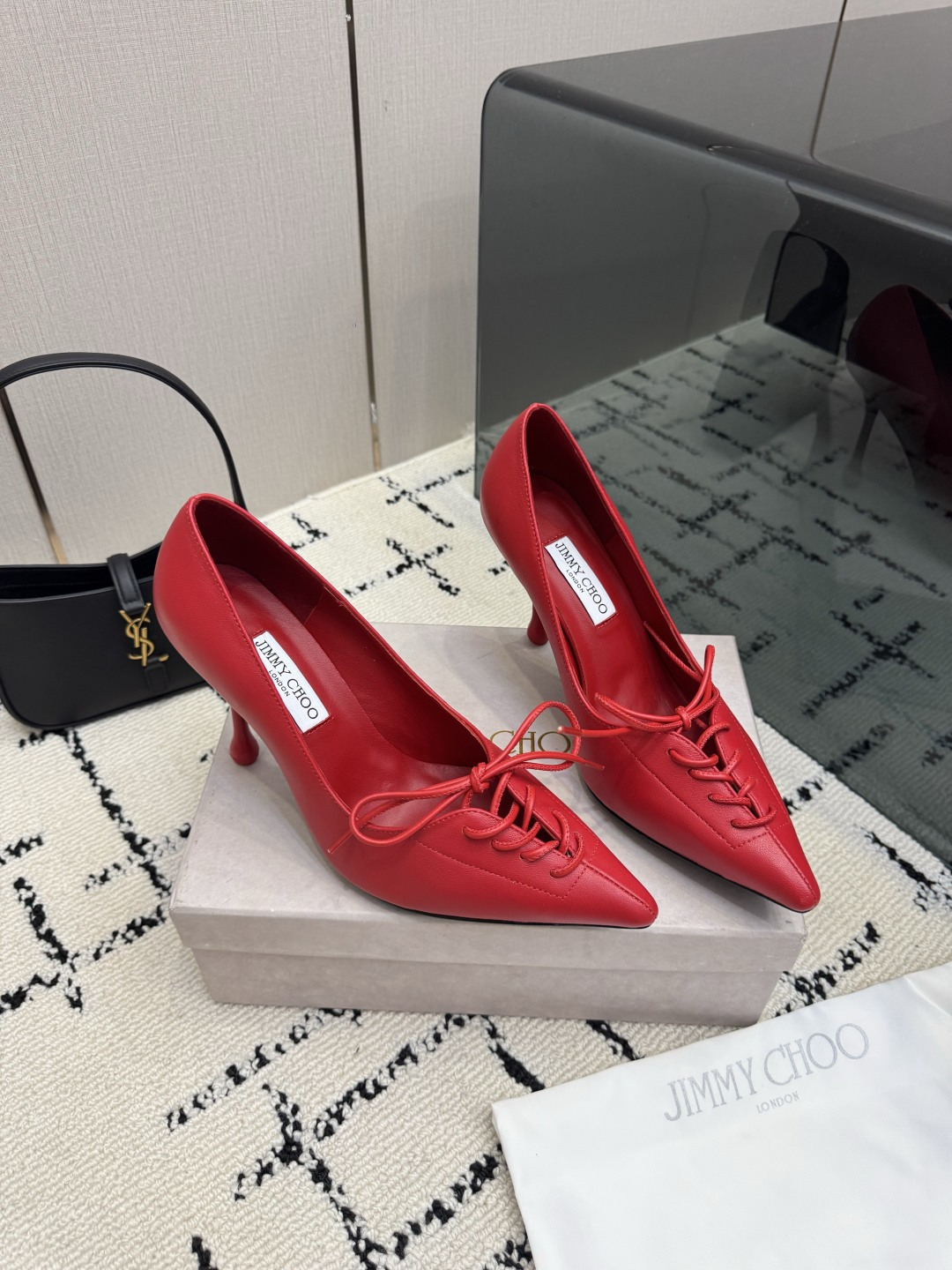 지미추 26SS 신상 레이스업 펌프스 10cm